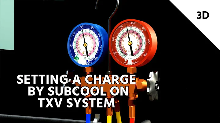 Setting a Charge By Subcool on a TXV system In 3D