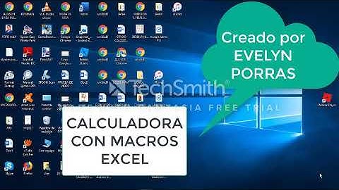 Calculadora con Macros en Excel