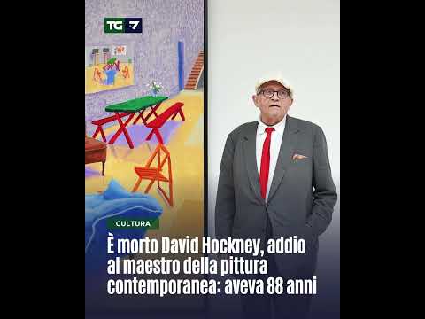 Video È morto David Hockney, addio al maestro della pittura contemporanea: aveva 88 anni