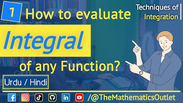 Integration by Substitution method urdu hindi | Integration formulas || Lec 1