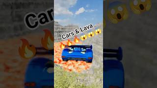 Cars vs Giant Lava Pit – BeamNG.drive 040 #beamng #shorts #beamngdrive #car #usa #viral #india