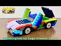 Lego Classic 10696 assembling to Lamborghini #216