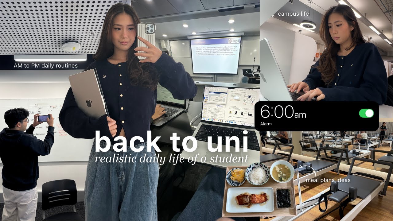 A realistic week back at University | 2nd week of class, campus life as a student, friends & family