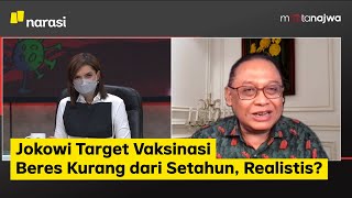 Download lagu Jokowi Target Vaksinasi Beres Kurang dari Setahun, Realistis? (Part 5) | Mata Najwa