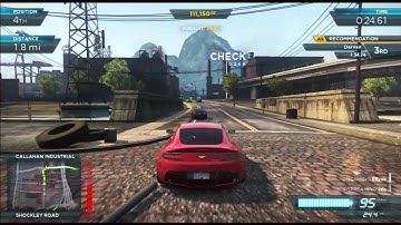 NFS: Most Wanted 2012 | Aston Martin V12 Vantage. Sprint Race. Pumping Iron