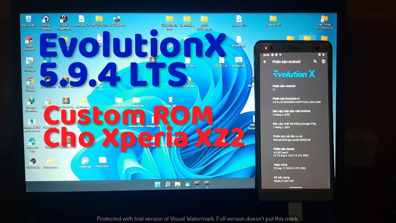 Custom ROM EvolutionX 5.9.4 LTS for Sony Xperia XZ2 - YouTube