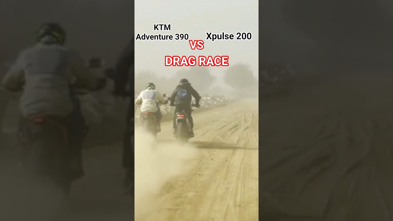 Xpulse 200 vs KTM Adventure 390 2025: Drag Race SHOCK! 😱🔥"