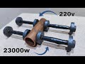 Self Running machine. How to make 220v. generator use 8 permanent magnet