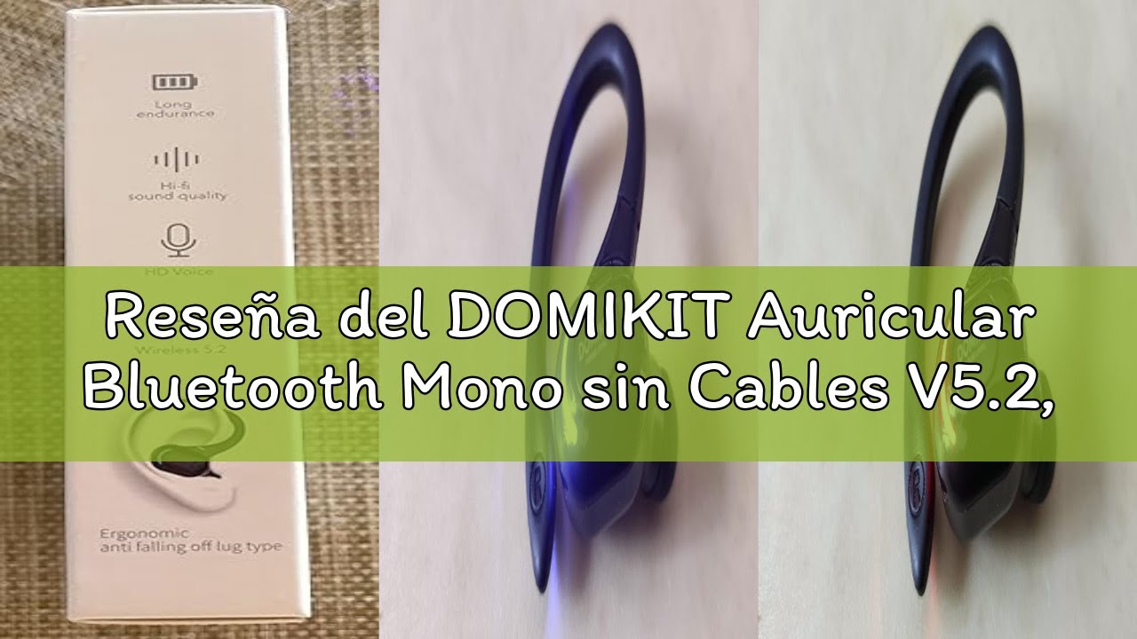 Auricolare Bluetooth 5.2 Mono A 360° – Vivavoce Con Microfono HD, 20 Ore Di Autonomia, Design Auricolare Bluetooth 5.2 Mono A 360° – Vivavoce Con Microfono HD, 20 Ore Di Autonomia, Design