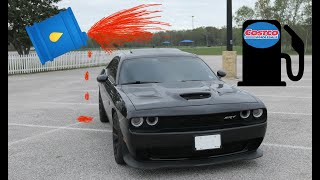 Challenger HELLCAT POV ASMR Drive (6 speed manual) - Getting Gas and Cruising in 4K