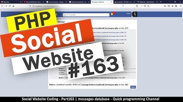 Social Website from scratch - Part 163 - Messages database | OOP PHP with MYSQL Database