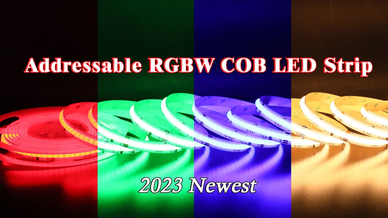 2023 Newest Addressable RGBW COB LED Strip - superlightingled
