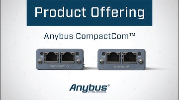 Real-time Industrial Ethernet capability for Industrial Drives/Inverters - Anybus® CompactCom™
