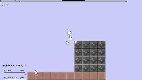 Standing on a mine block (nothing happends xD)