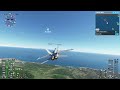 Les caraïbes St Barth vers Martinique en F18 Super Hornet - Flight Simulator