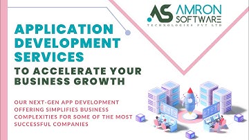 Application Development Services To Accelerate Your Business Growth | Amron Software Technologies