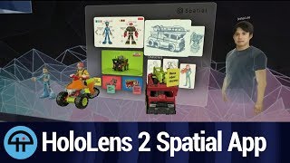 Microsoft HoloLens 2 Spatial App (with commentary)