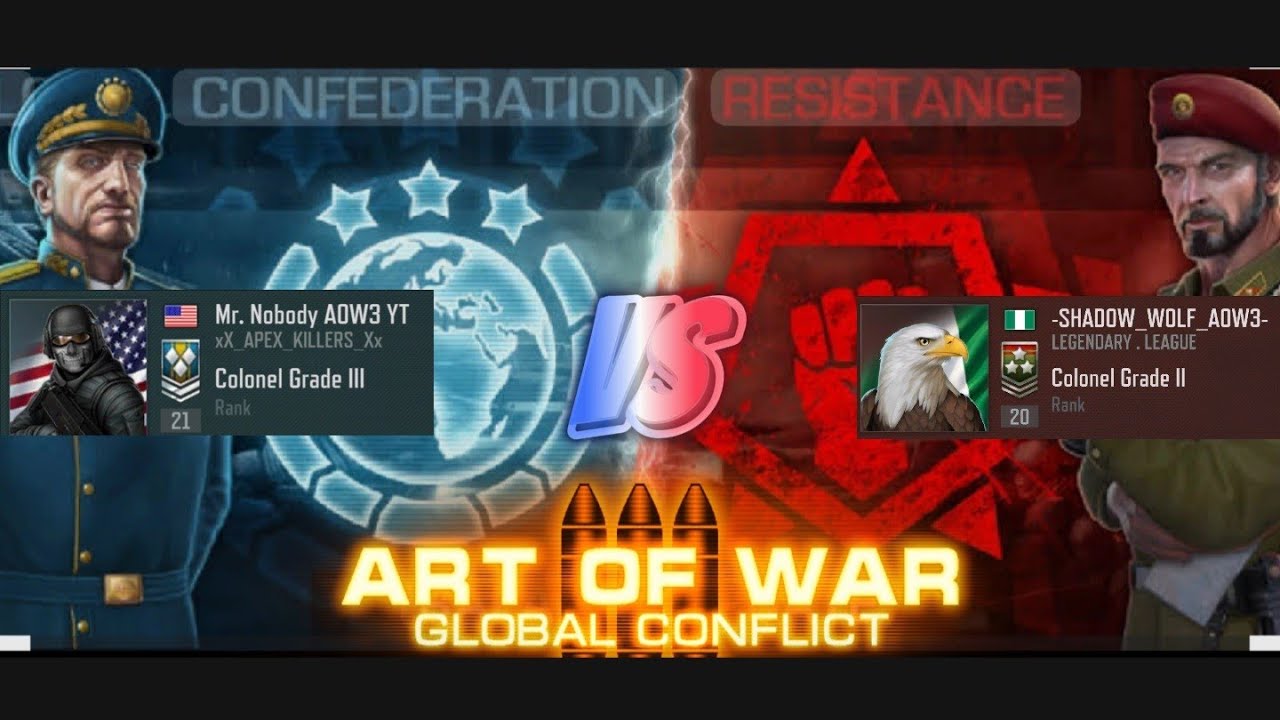 | ART OF WAR 3 | MR. NOBODY AOW3 VS SHADOW_WOLF_AOW3 😎🔥