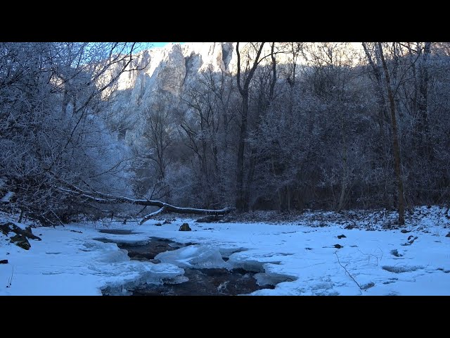 Apa din Cheile Turzii. Iarna (nature mood)