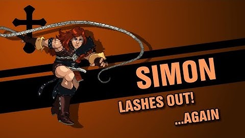 What a little bit of Simon Belmont practice looks like [SSF2 Comp]