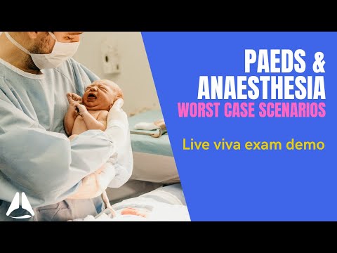 Part 2 exam viva demo with Jo - Paediatric Anaesthesia