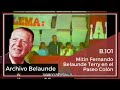 B101 Mitin Fernando Belaunde Terry en el Paseo Colón