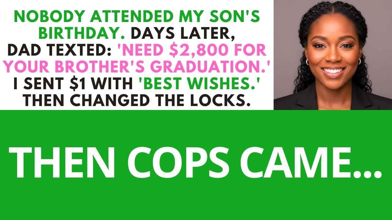 Family Ignored My Son s Birthday Party Then Demanded $2,800 for Brother s Graduation I Sent $1....