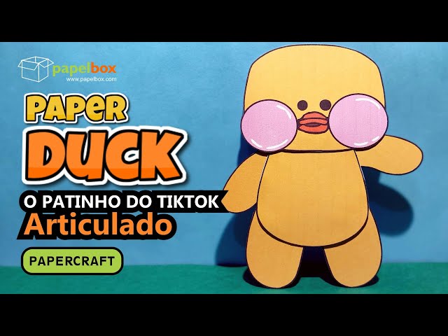 Paper duck  Roupas de boneca de papel, Modelo de boneca de papel