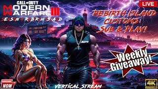  Rebirth Island Warzone Live | Rebirth Island Customs W/ Subs   #callofduty #warzone #shorts