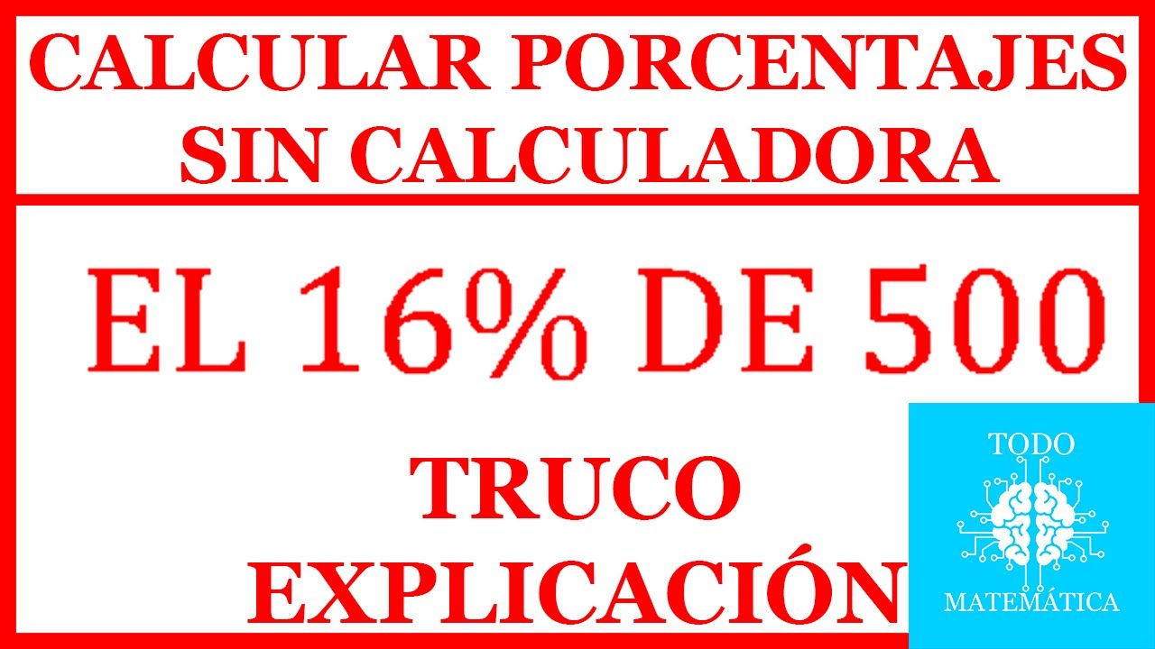 Como hacer el porcentaje de un numero