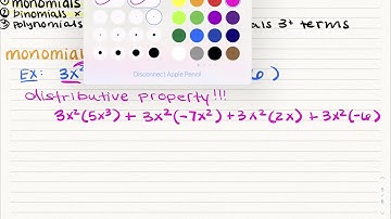 Multiplying Polynomials - Monomial x Polynomial