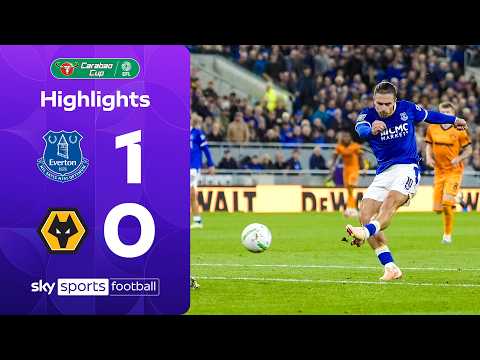 Late winner sends Toffees through! | Everton 1\u002D0 Wolves | Carabao Cup Highlights