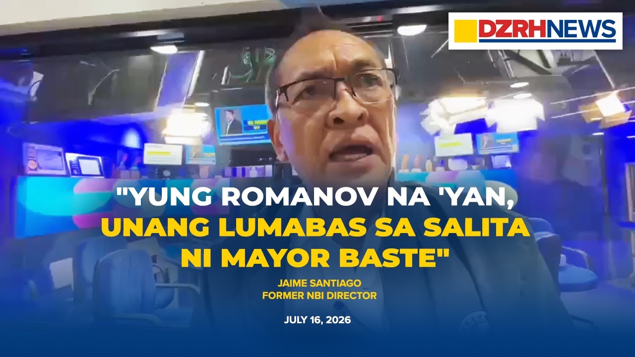 Oplan Romanov banta vs First Family, hindi sa Dutertes — ex-NBI Director Santiago