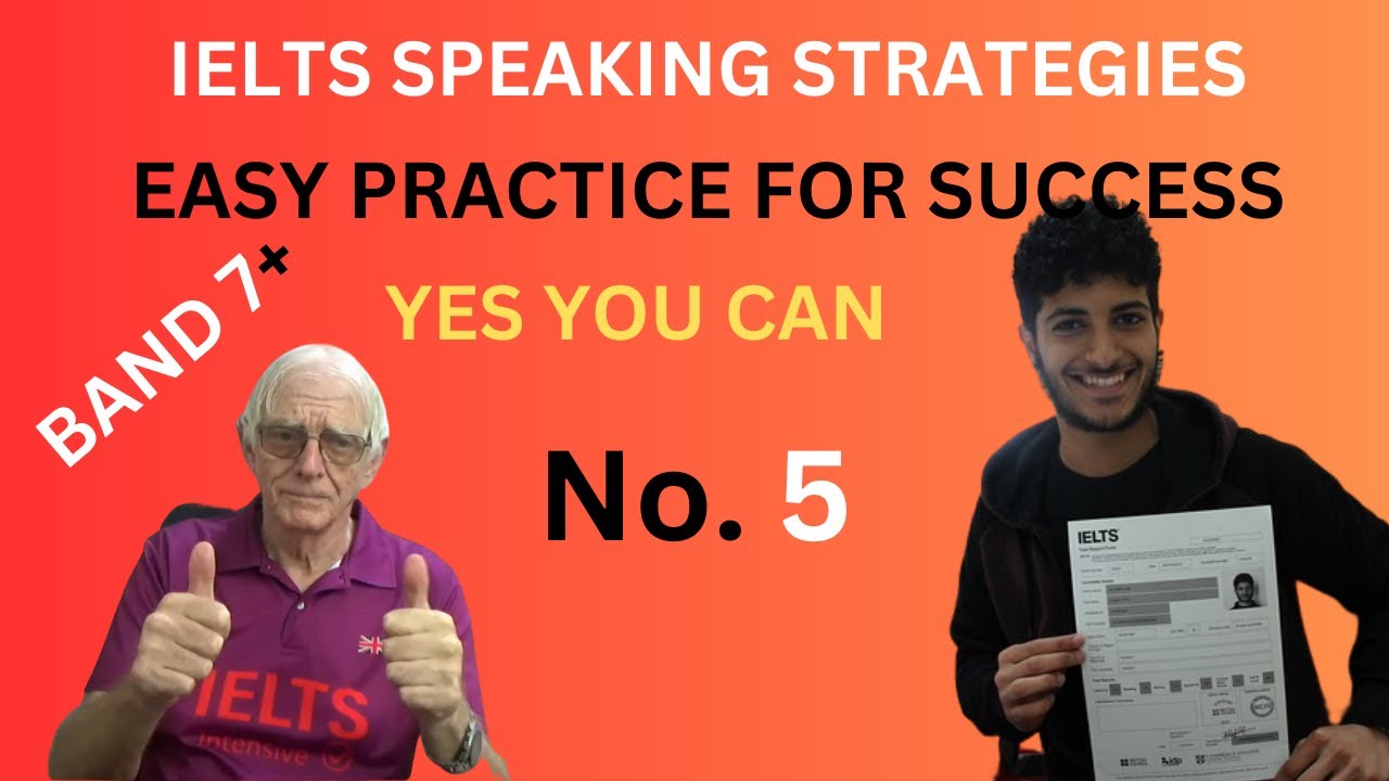 STRATEGY PRACTICE Ex 5 FOR IELTS SPEAKING - YouTube