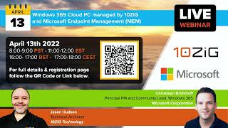 windows 365 cloud pc managed by 10zig & microsoft endpoint management (mem)