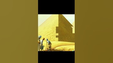 Building of the pyramid [AI Generated Art 37] #shorts #ai