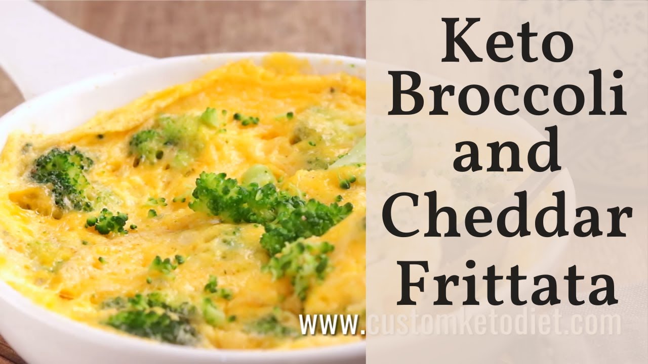 Keto Broccoli and Cheddar Frittata (No 2) YouTube
