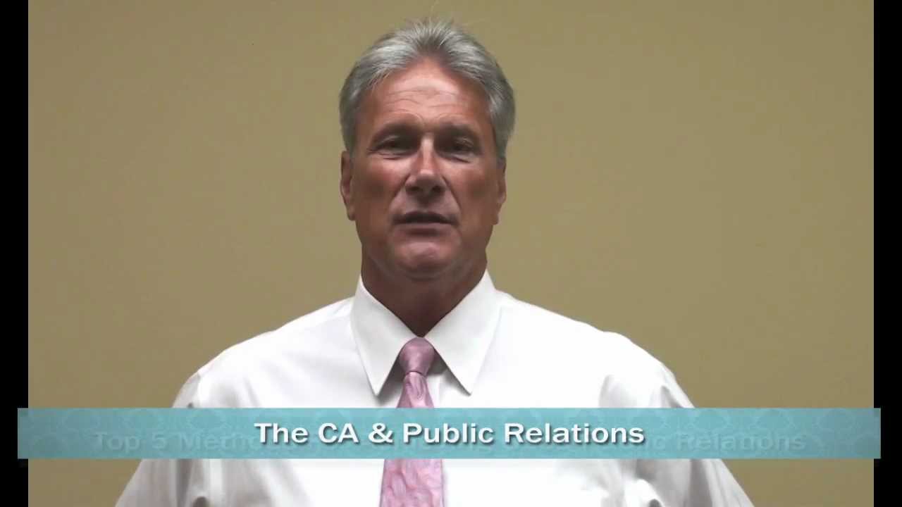 The CA and Public Relations - Chiropractic Business Coach