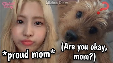 this is how momo talks to her baby, but something seems off...