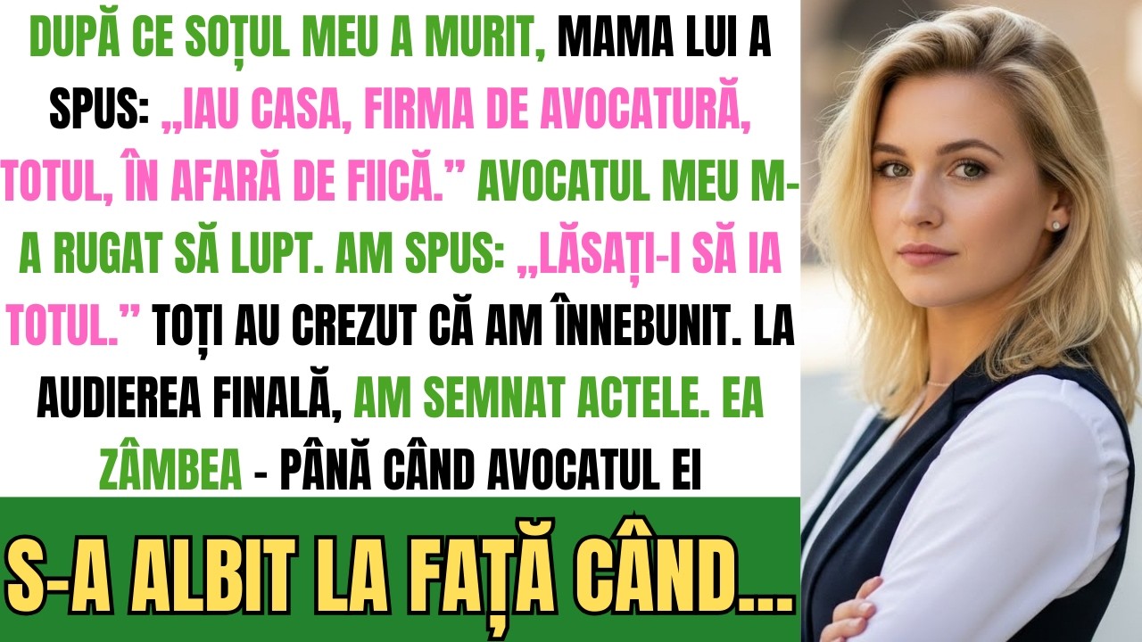 Am Dat Moștenitorilor Lacomi Tot Ce Și-Au Dorit — Avocatul Lor A Citit O Singură Frază Și A Pălit...
