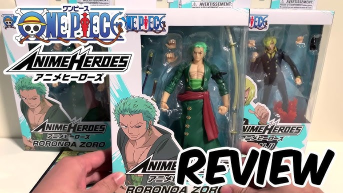 Anime Heroes RORONOA ZORO One Piece Action Figure Review 