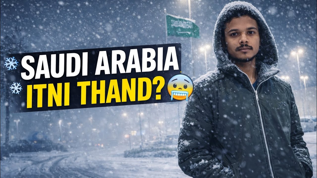 Saudi Arabia Itni Thand? 🥶 | Riyadh Winter Vlog ❄️