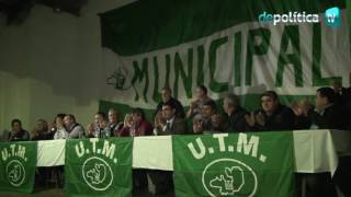 Acto de la UTM - Unión de Trabajadores Municipales de Salta