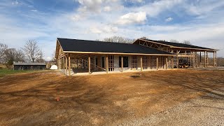 Pole Barn House Framing Tour -Lake Barn EP6 by Projects by Knight 4,930 views 3 years ago 5 minutes, 20 seconds