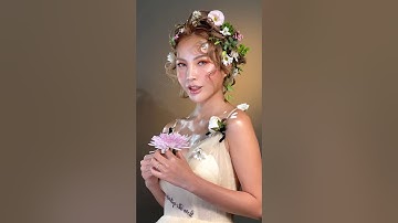 Trang Điểm Cô Dâu Sương Sương Kết Hợp Cùng Hoa - Makeup Bride Dew Dew Together With Flowers