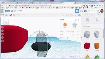 Print in Place car using Tinkercad - Part Two - Wheel wells
