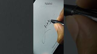 Nikhil Name Signature Style