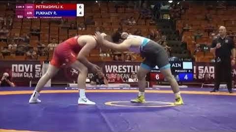 1/8 Final - FS - 92 kg GEO - Konstantine PETRIASHVILI vs AIN - Roland PUKHAEV