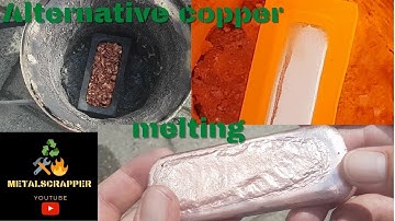 A Youtube first - Alternative copper casting - Devil Forge