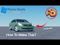 How to make a car without using blender roblox studio tutorial